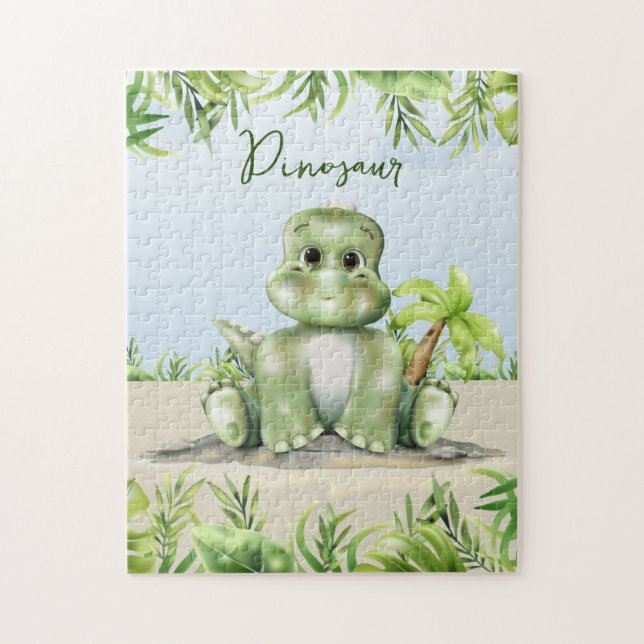 Quebra-cabeça Dinossauro (Vertical)