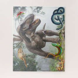 Quebra-cabeça Dinossauro Animais Pré-Históricos Assustadores Sur