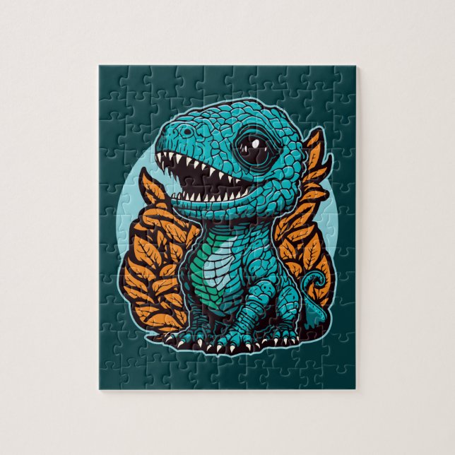 Quebra-cabeça Dinossauro Bebê (Vertical)