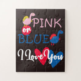 Quebra-cabeça Dinossauro Guardião da Revolução do Bebê do Gênero