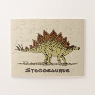 Quebra-cabeça Dinossauro Jurássico Stegossauro