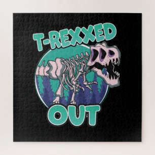 Quebra-cabeça Dinossauro T-Rexxed Out