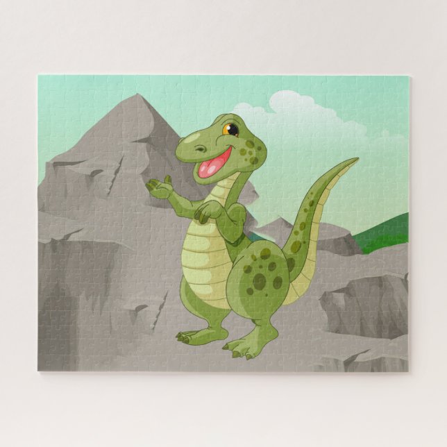 Quebra-cabeça Dinossauro Tyrannosaurus Rex Design Jigsera Quebra (Horizontal)