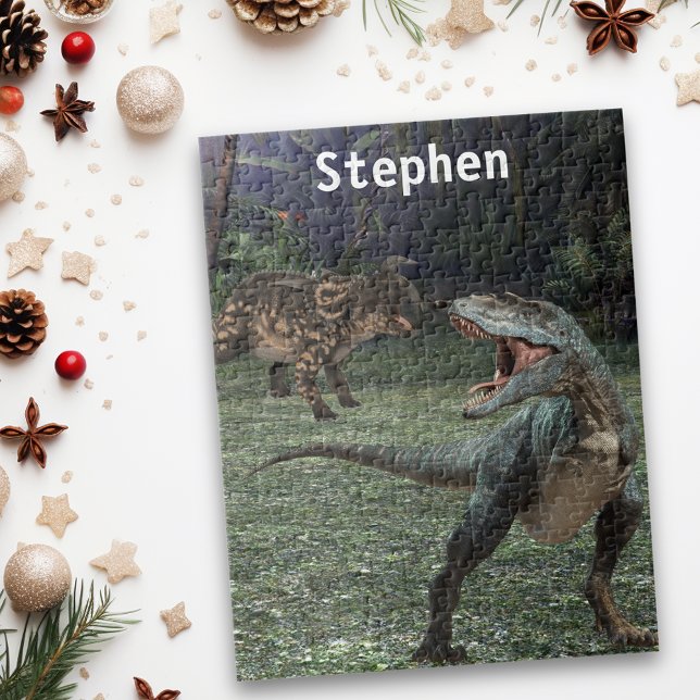 Quebra-cabeça Dinossauro Tyrannosaurus T-rex Personalizado Para  (Criador carregado)