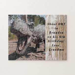 Quebra-cabeça Dinossauros Garotos Aniversário Presente Presente 