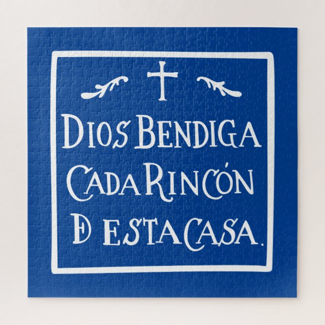Quebra-cabeça Dios bendiga cada rincon (Vertical)