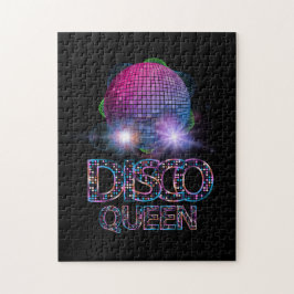 Quebra-cabeça Disco Queen - Anos setenta Vintage da Disco Themed