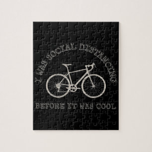 Quebra-cabeça Distância social da bicicleta de bicicleta de bici