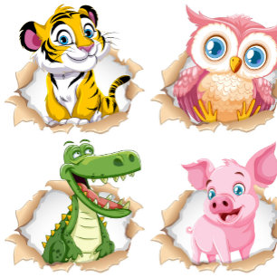 Quebra-cabeça Diversão Animal