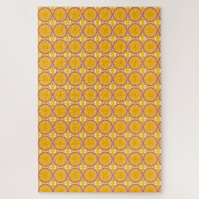 Quebra-cabeça Diversão com laranja e vermelho (Vertical)