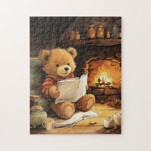 Quebra-cabeça Diversão Imaginativa Do Urso De Teddy