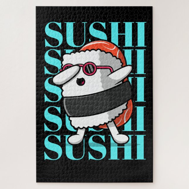 Quebra-cabeça Diversão Kawaii Sushi Dab (Vertical)