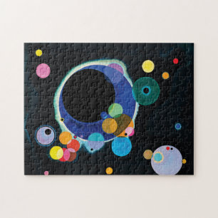 Quebra-cabeça Diversos círculos por Wassily Kandinsky