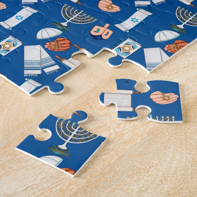Quebra-cabeça divertido de Hanukkah (Lateral)