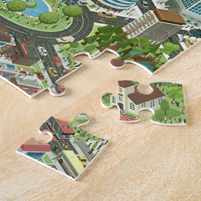 Quebra-cabeça divertido | Wimmelbild wespepolitan (Lateral)