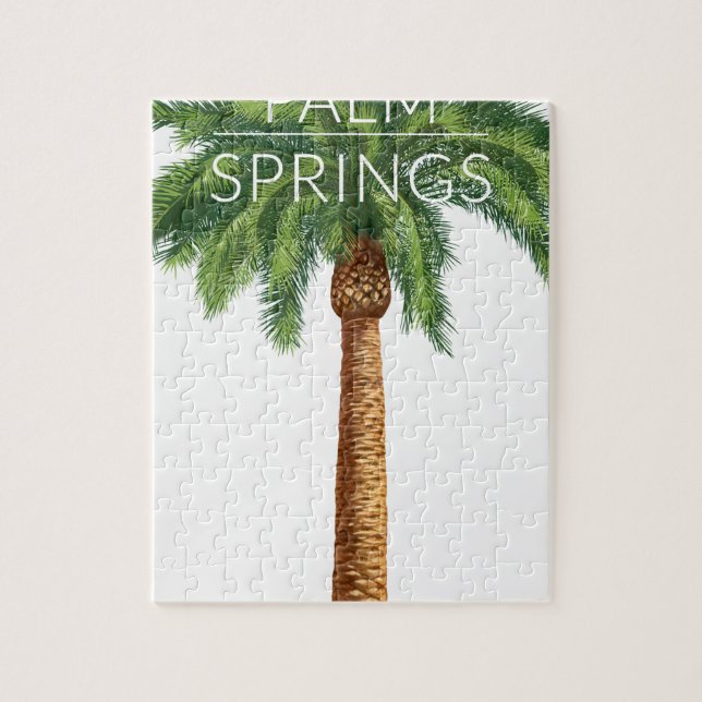 Quebra-cabeça Divertimento do verão do feriado do Palm Springs (Vertical)
