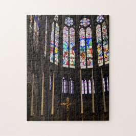 Quebra-cabeça Divindade de Vidro Estampado, 28 x 3