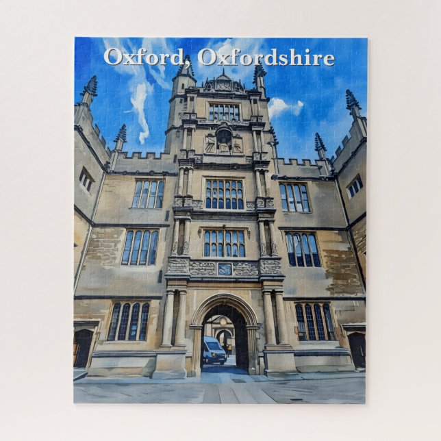 Quebra-cabeça Divindade em Stone - Biblioteca Bodleian, Oxford (Vertical)