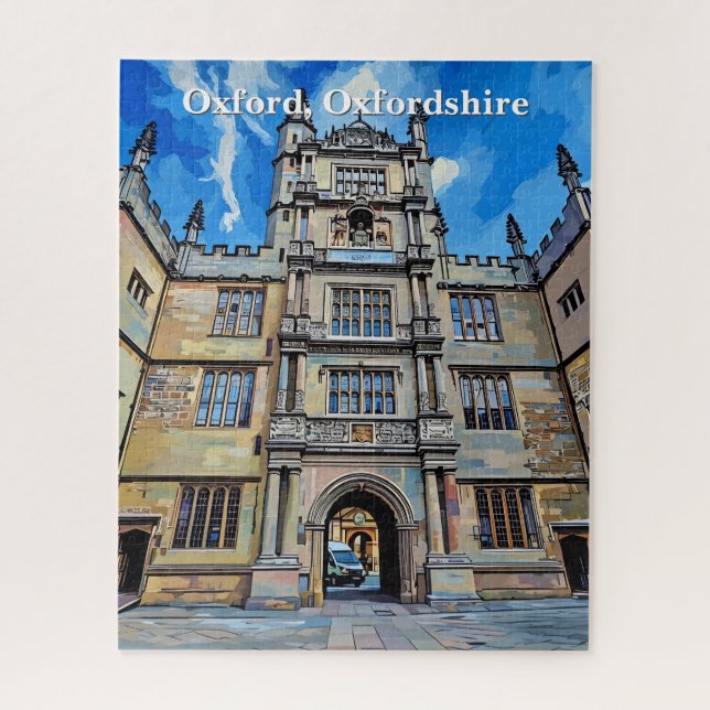 Quebra-cabeça Divindade em Stone - Biblioteca Bodleian, Oxford (Vertical)