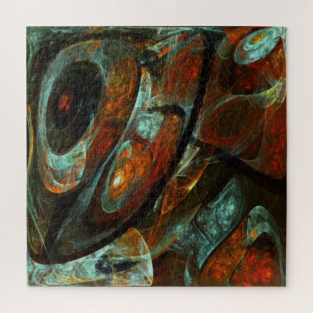 Quebra-cabeça Divisão de Abstrato de Tempo (Vertical)