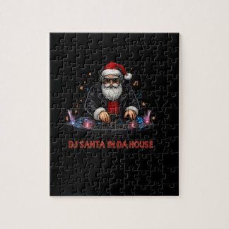 Quebra-cabeça DJ Santa In Da House Puzzle