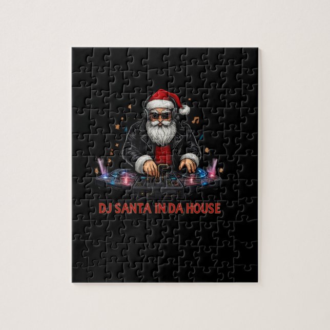 Quebra-cabeça DJ Santa In Da House Puzzle (Vertical)