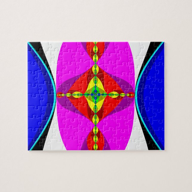 Quebra-cabeça DNA - Arte Fractal (Horizontal)