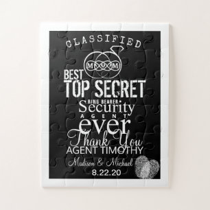 Quebra-cabeça do Agente Secreto do Bearer do Anel