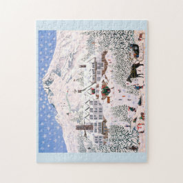 Quebra-cabeça do alojamento do Timberline