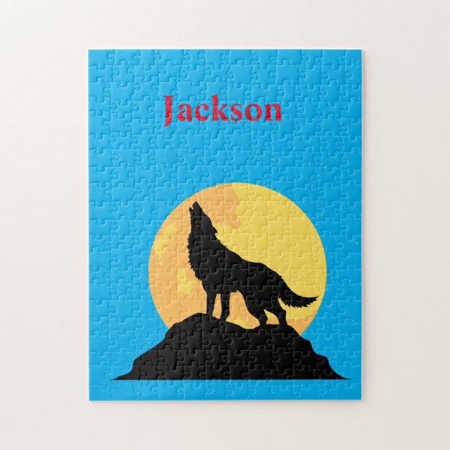 quebra-cabeça do amante do lobo (Vertical)