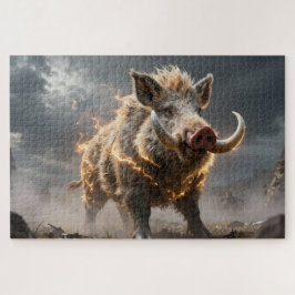 Quebra-cabeça do Animal Espiritual Celta Javali