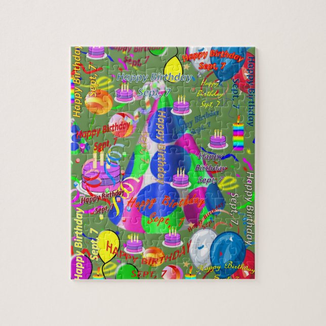 Quebra-cabeça do aniversário de 7 de setembro (Vertical)