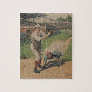 Quebra-cabeça do basebol do vintage