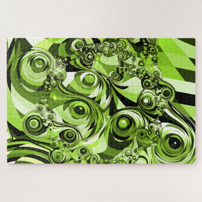 quebra-cabeça do caos verde (Horizontal)