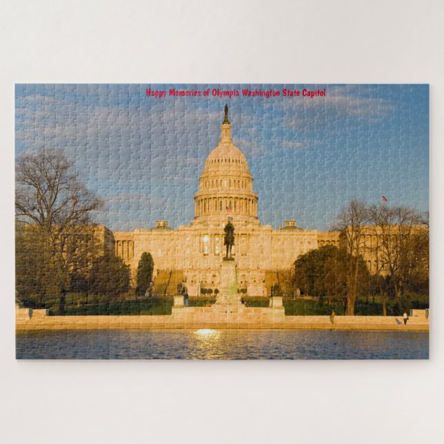 Quebra-cabeça do Capitólio do Estado de Washington (Horizontal)