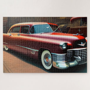 quebra-cabeça do carro clássico de 1950