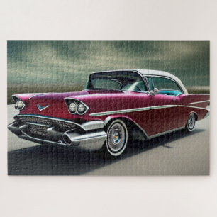 quebra-cabeça do carro clássico de 1957