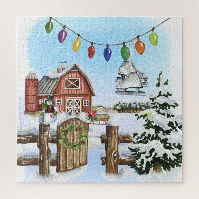 Quebra-cabeça do Cartão de Saudação Dobrado (Vertical)