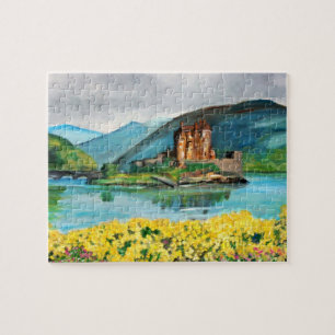 Quebra-cabeça do castelo de Eilean Donan