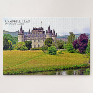 Quebra-cabeça do castelo escocês Campbell Clan