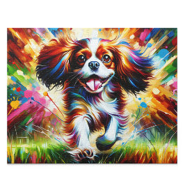 Quebra-cabeça do Cavalier King Charles Spaniel: Bl
