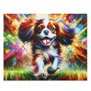 Quebra-cabeça do Cavalier King Charles Spaniel: Bl