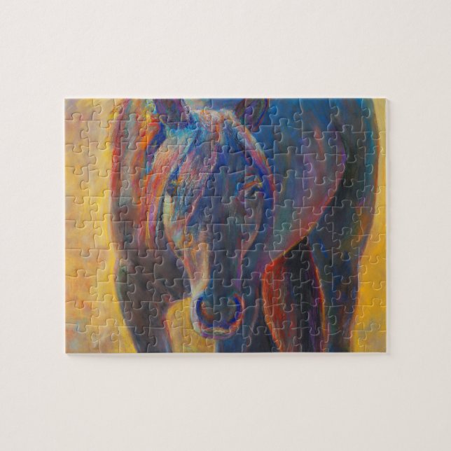 Quebra-cabeça do cavalo do frisão (Horizontal)