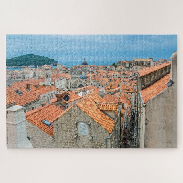 Quebra-cabeça do centro da cidade de Dubrovnik (Horizontal)