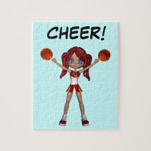Quebra-cabeça do cheerleader