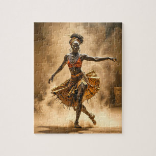 Quebra-cabeça do Dançarino Africano