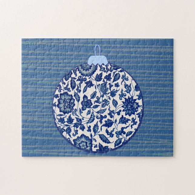 Quebra-cabeça do Decado de Natal do Estilo de Vint (Horizontal)