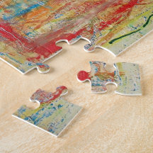 Quebra-cabeça do desenhista da arte abstracta &