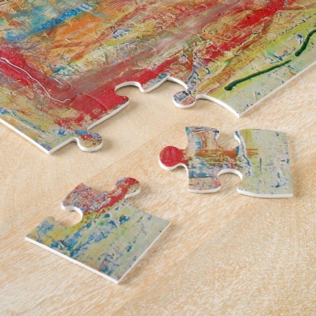Quebra-cabeça do desenhista da arte abstracta & (Lateral)