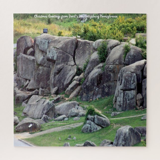 Quebra-cabeça do Devil's Den Gettysburg Pensilvâni (Vertical)